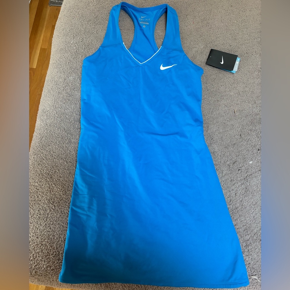 Nike Women's Vibrant Blue Tennis Dress
